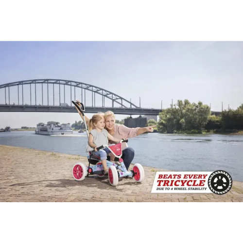 Веломобиль  BERG Buzzy Bloom 2-in-1 Розово-белый - фото №3